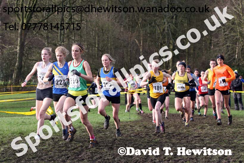 Senior womens Northern Cross Country Champs., Witton Park, Blackburn. Photo: David T. Hewitson/Sports for All Pics